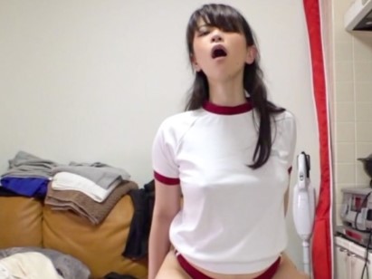 【ブルマ美少女の透け乳首】 騎乗位でイキまくり！ ポルチオ痙攣で感度MAXの敏感ボディがエロすぎる♡